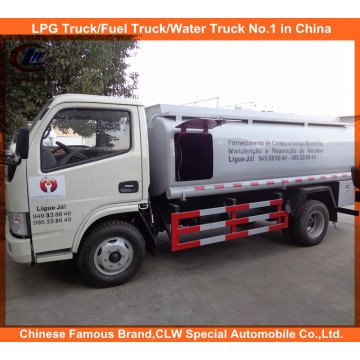 6 Wheels 5000L Dongfeng Oil Refueling Truck Fuel Filling Tank Trucks